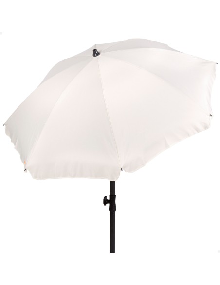 Parasol de plage 200 cm blanc crème