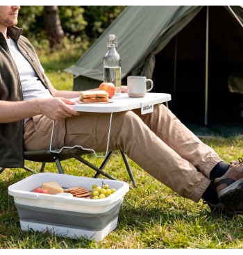 Panier de pique-nique pliable de 15 L avec table intégrée 2