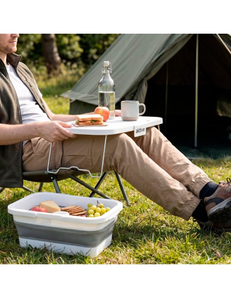 Panier de pique-nique pliable de 15 L avec table intégrée