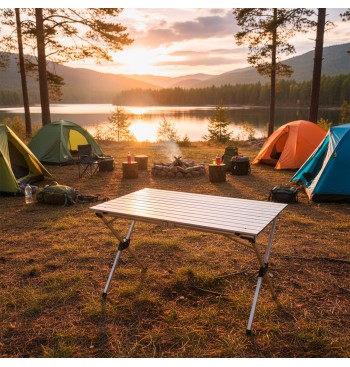 Table pliante en aluminium pour le camping 2