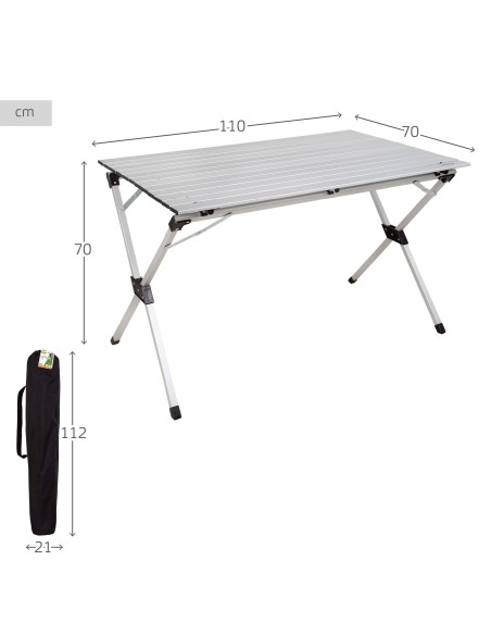 Table pliante en aluminium pour le camping