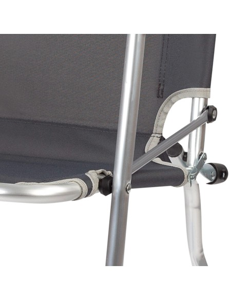 Chaise pliante fixe en aluminium