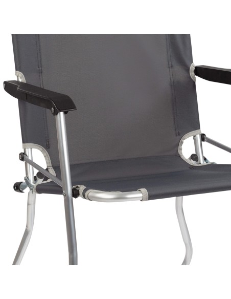 Chaise pliante fixe en aluminium