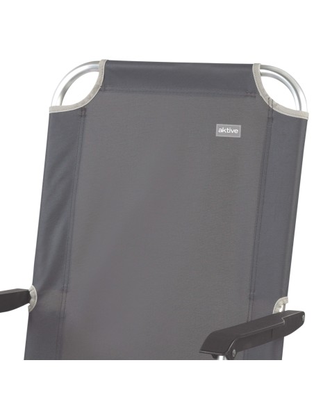 Chaise pliante fixe en aluminium