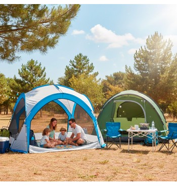 Tente de camping avec moustiquaire 2
