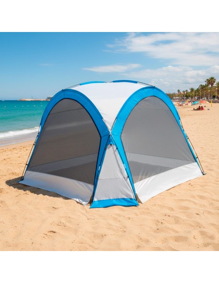 Tente de camping avec moustiquaire