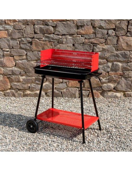 Barbecue à charbon portable pour 4 niveaux