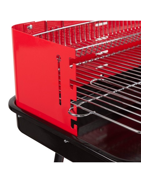 Barbecue à charbon portable pour 4 niveaux