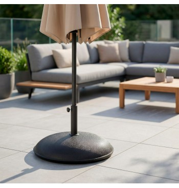 Support de parasol circulaire en ciment Ø35/48 mm 2