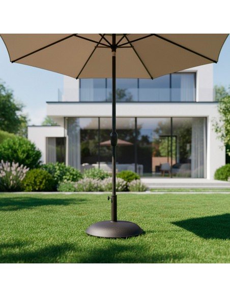 Support de parasol circulaire en ciment Ø35/48 mm