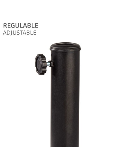 Support de parasol circulaire en ciment Ø35/48 mm