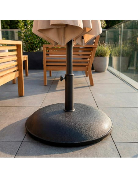 Support de parasol circulaire en ciment Ø35/48 mm