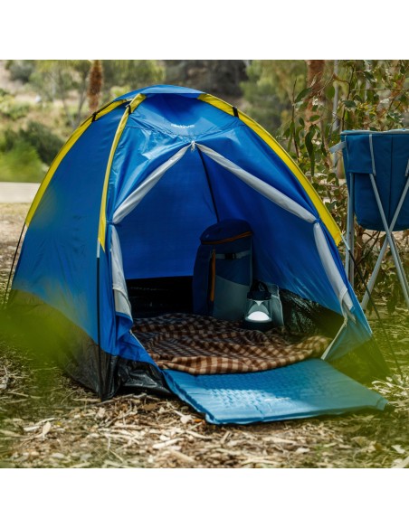 Tente pour 2 personnes 200x120x100 cm bleue