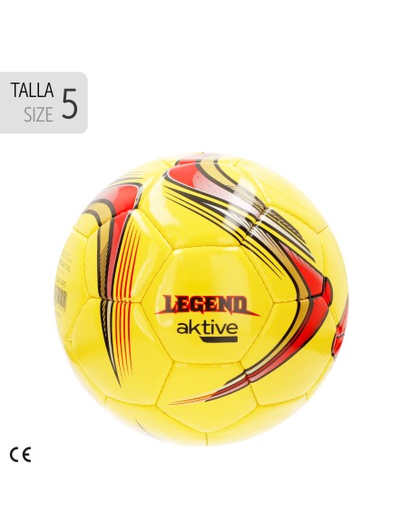 Ballon de football en cuir synthétique taille 5 avec coutures renforcées