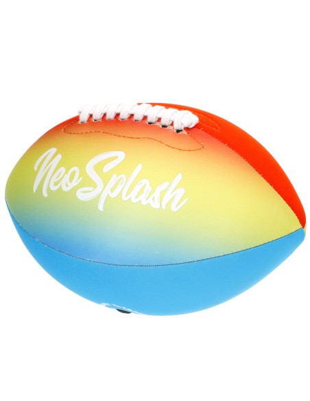 Ballon de rugby de plage en néoprène arc-en-ciel, antidérapant et résistant à l'eau, 26 cm