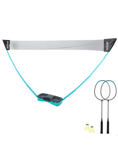 Filet de badminton multifonctionnel portable et extensible avec accessoires