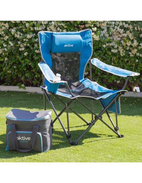 Chaise longue de camping pliante
