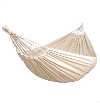 Hamac suspendu beige ultra résistant avec sac et cordes