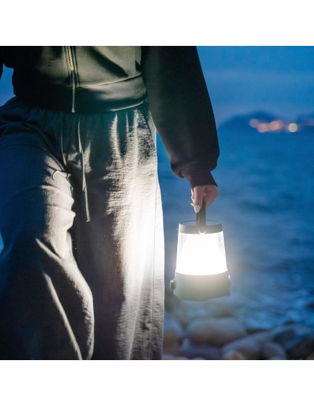 Lampe de camping LED USB 2 en 1 avec lumière variable 400 lumens