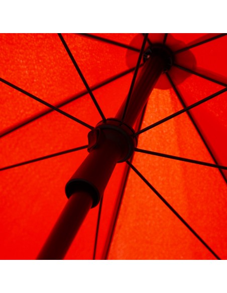Parasol de jardin inclinable 240 cm UV30 rouge