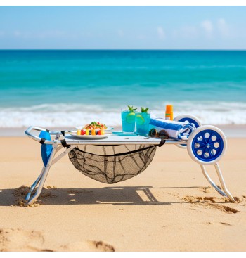 Chariot de plage en aluminium 2