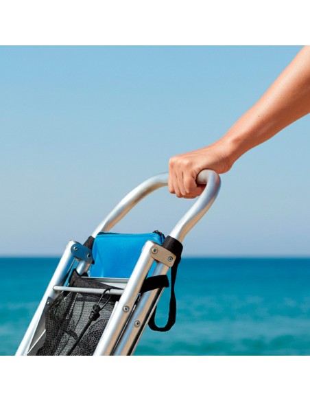 Chariot de plage en aluminium