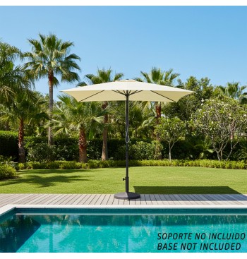 Parasol de jardin carré 270x270 cm avec protection UV50 2