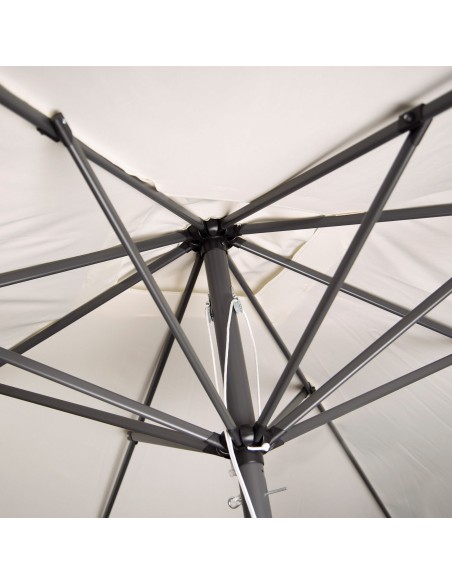 Parasol de jardin carré 270x270 cm avec protection UV50