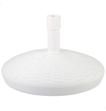 Pied de parasol circulaire blanc Ø25-48 mm