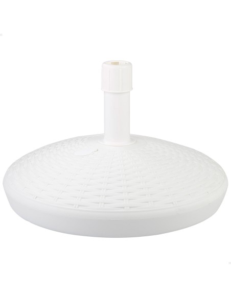 Pied de parasol circulaire blanc Ø25-48 mm
