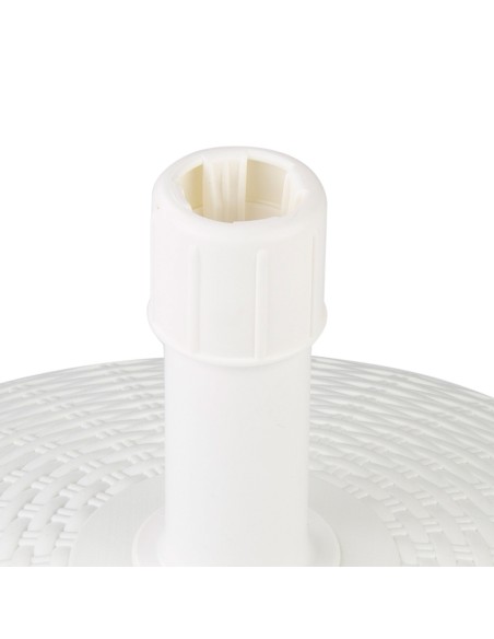 Pied de parasol circulaire blanc Ø25-48 mm
