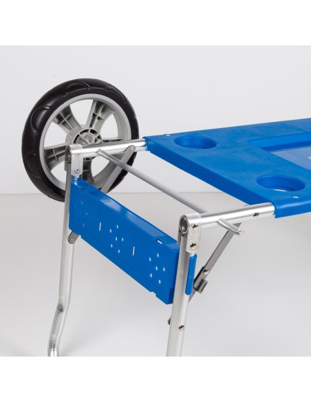 Chariot de table de plage pliant