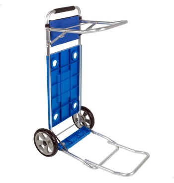 Chariot de table de plage pliant avec base extensible