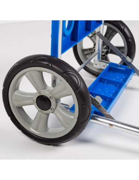 Chariot de table de plage pliant avec base extensible