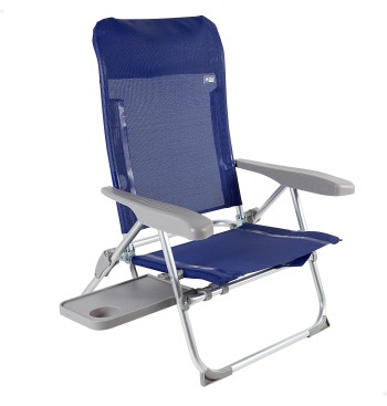 Chaise de plage pliante basse et fine multipositions...