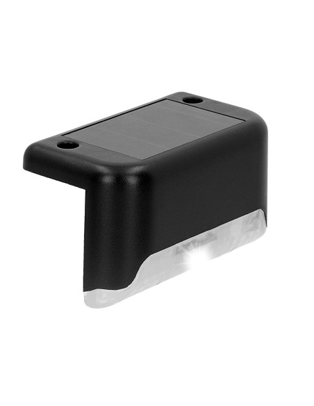 Lot de 6 spots solaires LED d'extérieur à lumière chaude pour escaliers et rampes Aktive