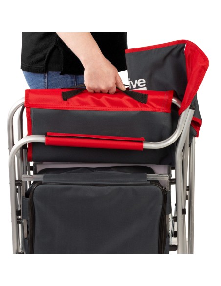 Chaise de directeur de camping avec table et sac thermique