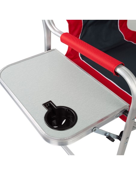 Chaise de directeur de camping avec table et sac thermique