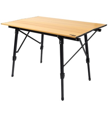 Table de glamping pliante réglable en hauteur