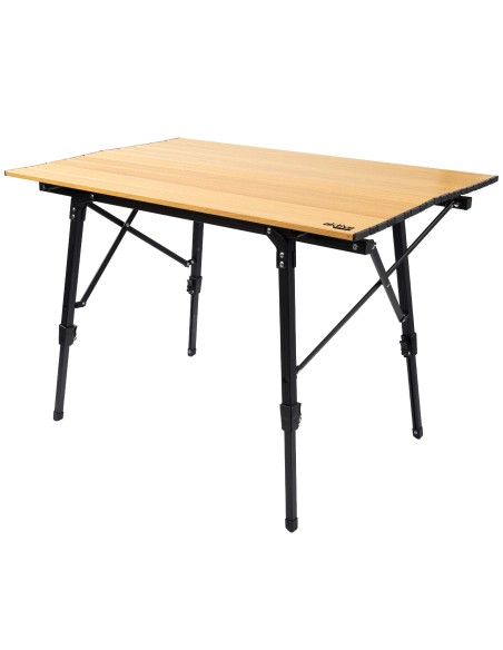 Table de glamping pliante réglable en hauteur