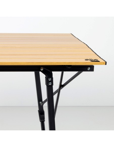 Table de glamping pliante réglable en hauteur