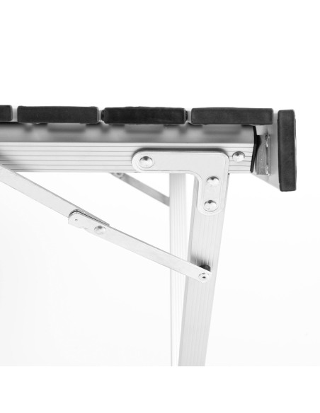 Table pliante de camping en aluminium antidérapante et amovible