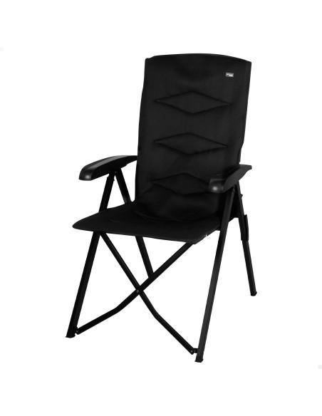 Chaise de camping pliante rembourrée et inclinable 5 positions