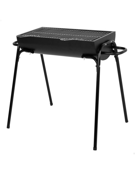Barbacoa carbonón avec ailes de transport