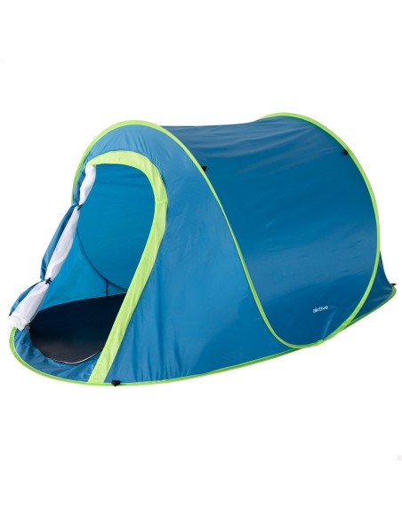 Tente pop up pour 2 personnes avec double toit et moustiquaires