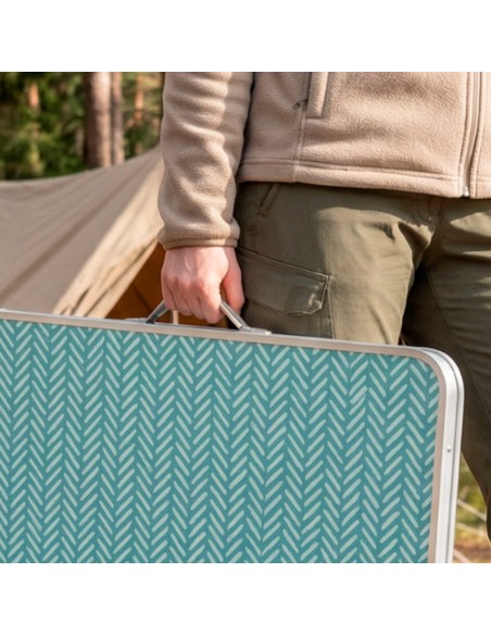 Table de camping pliante 80x60x70 cm