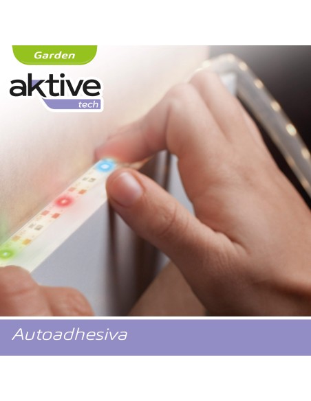 Bande LED solaire multicolore autocollante