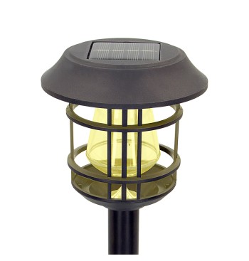 Pack 2 spots solaires extérieurs lumière LED chaude avec... 2