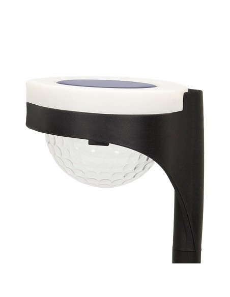 Pack de 2 spots solaires extérieurs double lumière LED avec balise pour jardin