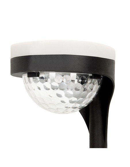 Pack de 2 spots solaires extérieurs double lumière LED avec balise pour jardin